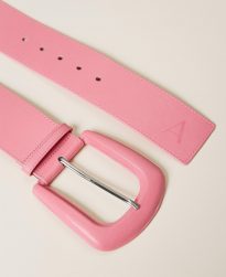 Cinturones TWINSET Mujer | Cinturón Con Maxihebilla Rosa «Hot Pink»