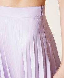 Faldas TWINSET Mujer | Falda Midi Plisada Morado «Pastel Lilac»